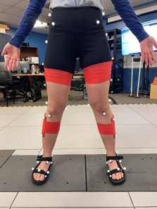Participant in the Motion Capture Volume Ready for Data Collection