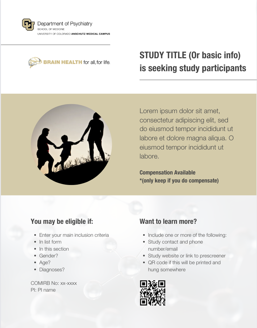 Research Study Ad Template 1