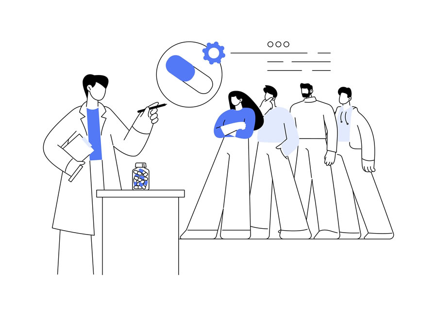Clinical trials cartoon