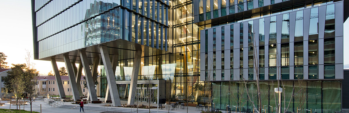 entrance to health sciences building