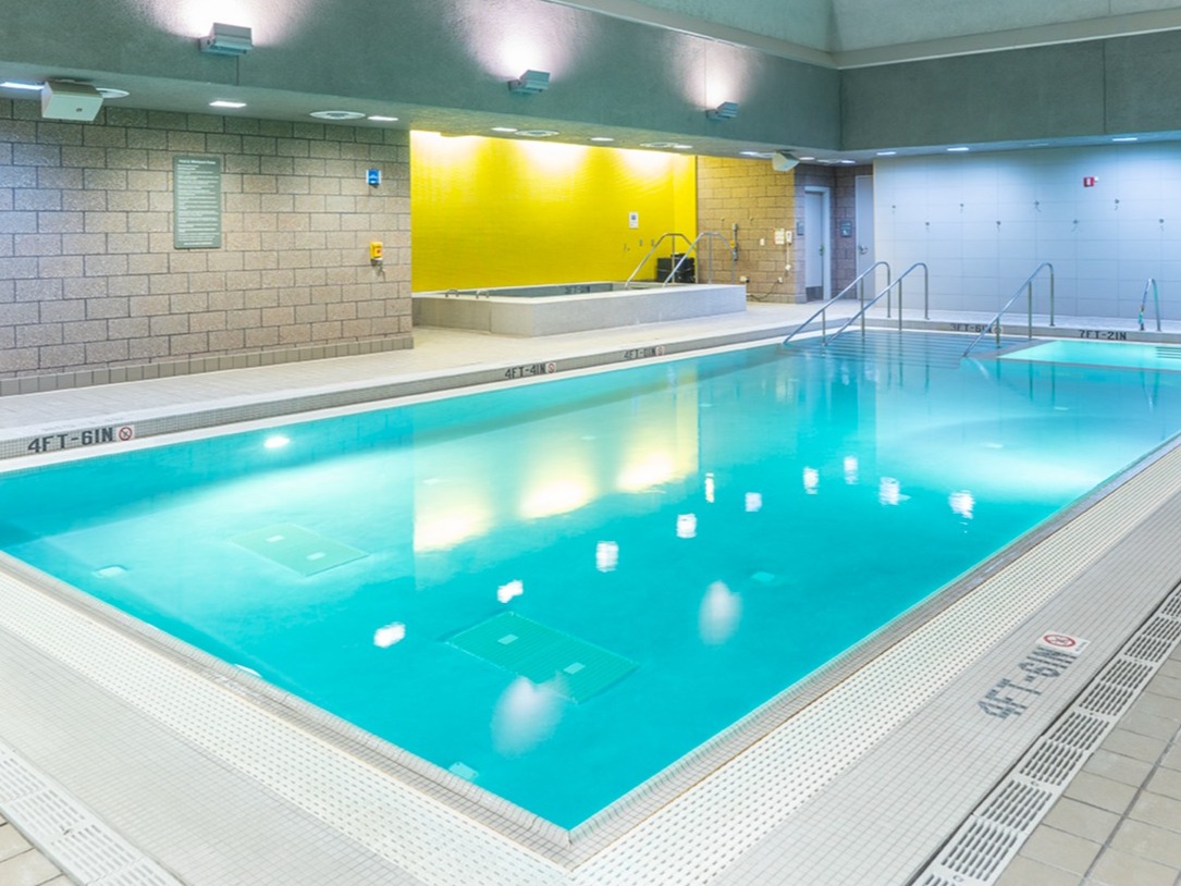 Swimming pool and hot tub