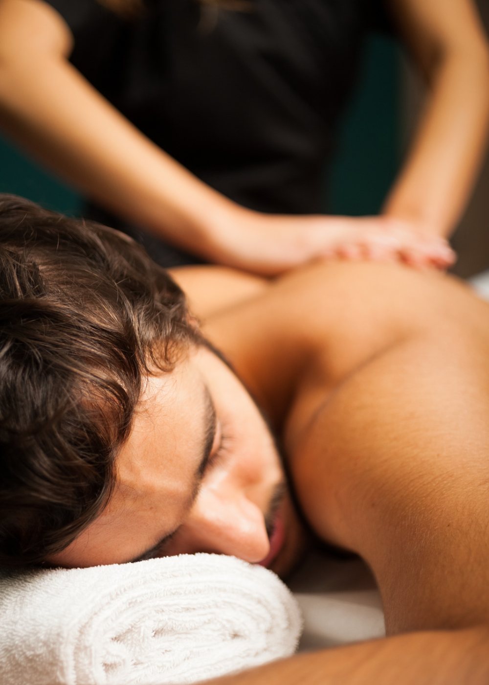 Massage on Male Client