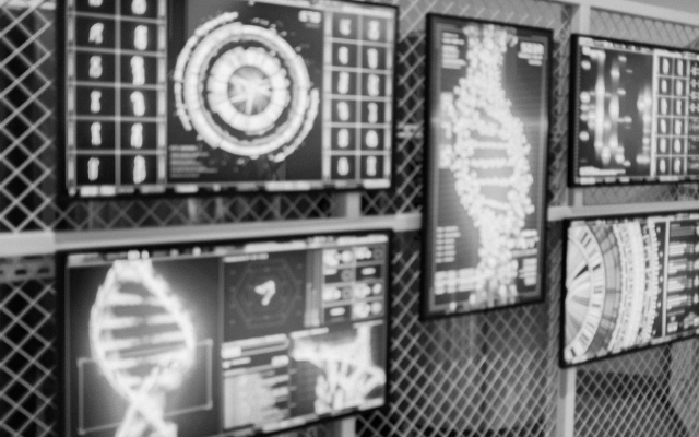 Medical related scans on a screen