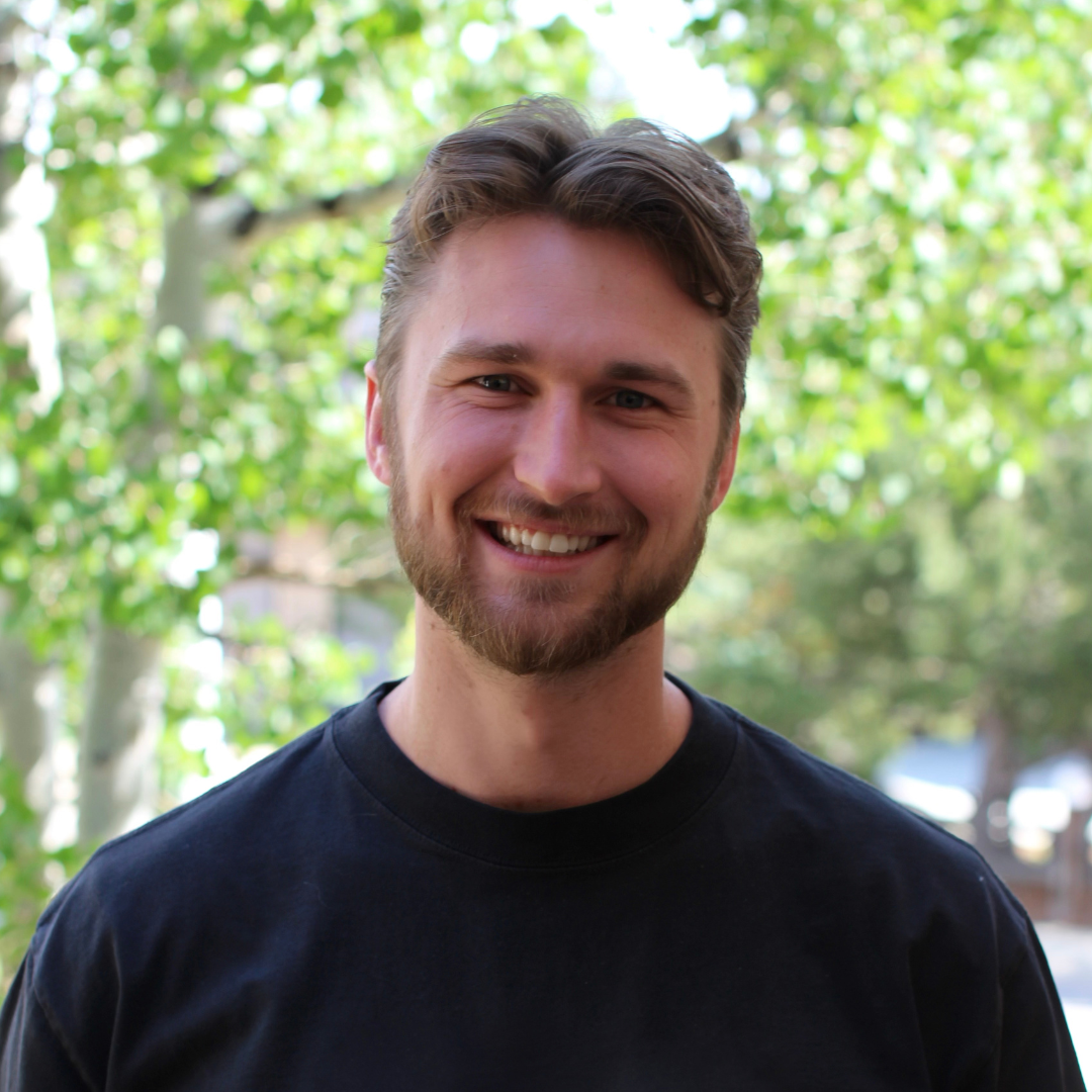 portrait of david debonis in front of blurry aspen leaves