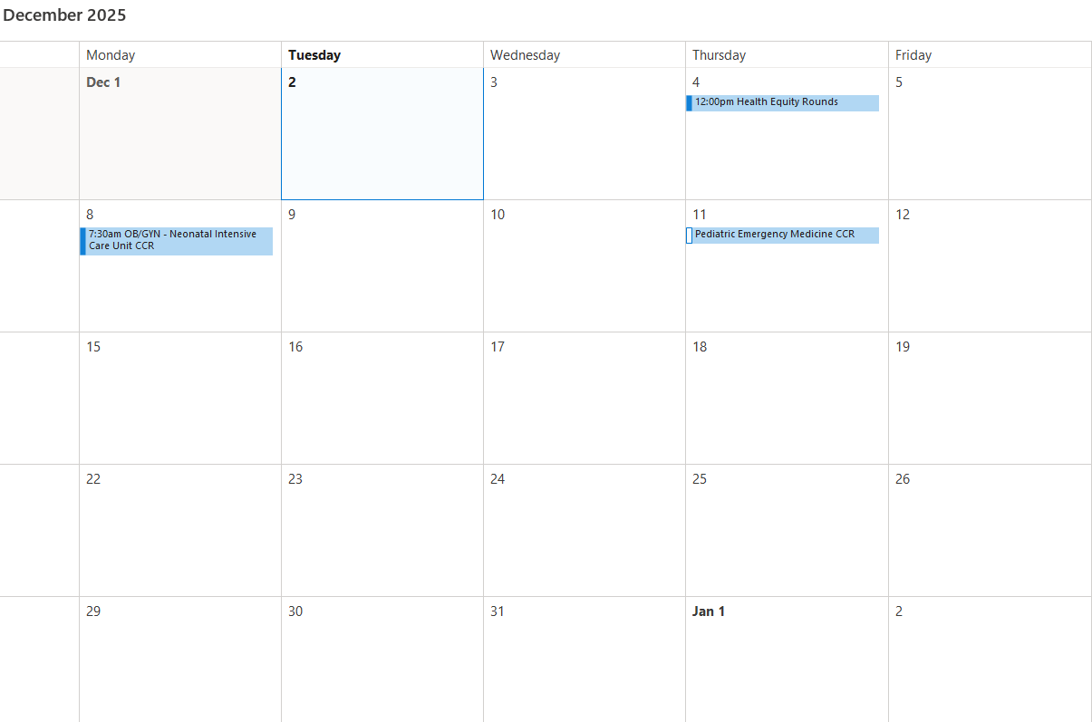 CHCO CCRs and Target Zero Sessions