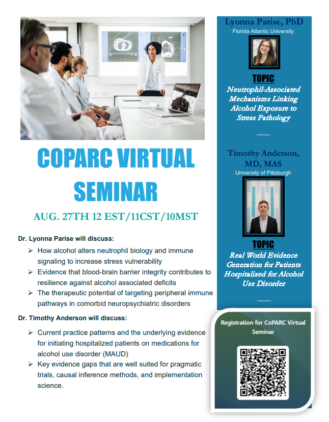 CoPARC Seminar Aug 27 Flyer 