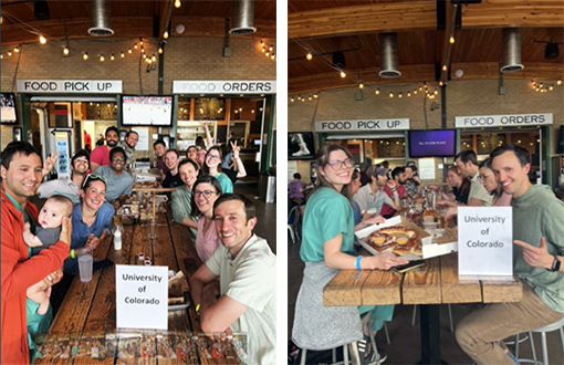 mstp collage of students in a bar - two years represented