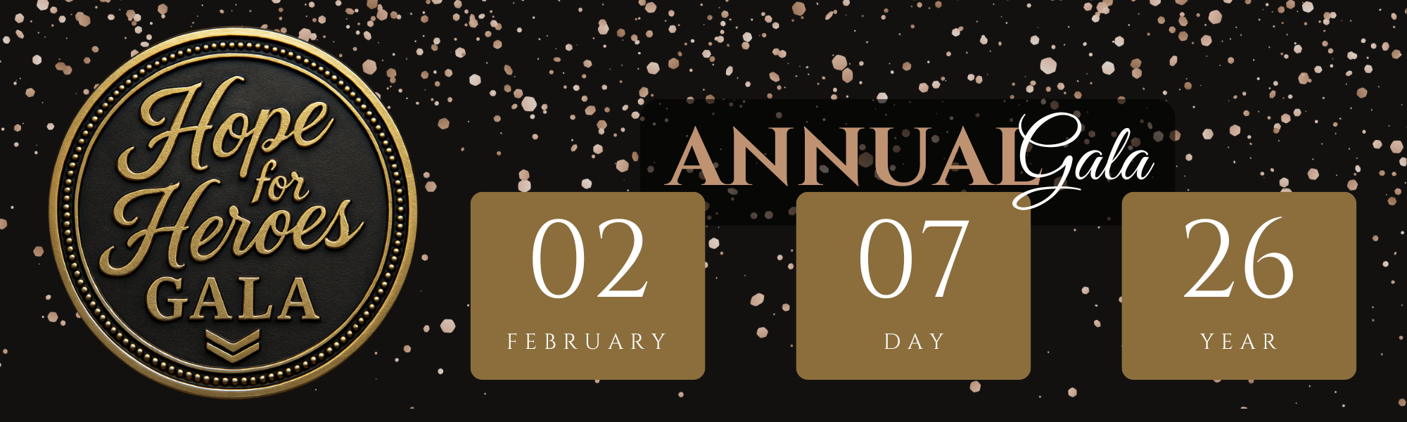 Hope for Heroes 2026 Gala Banner