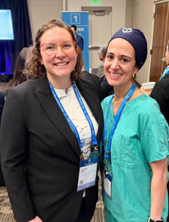 Picture of Kate Berall and Dr. Jenny Zablah