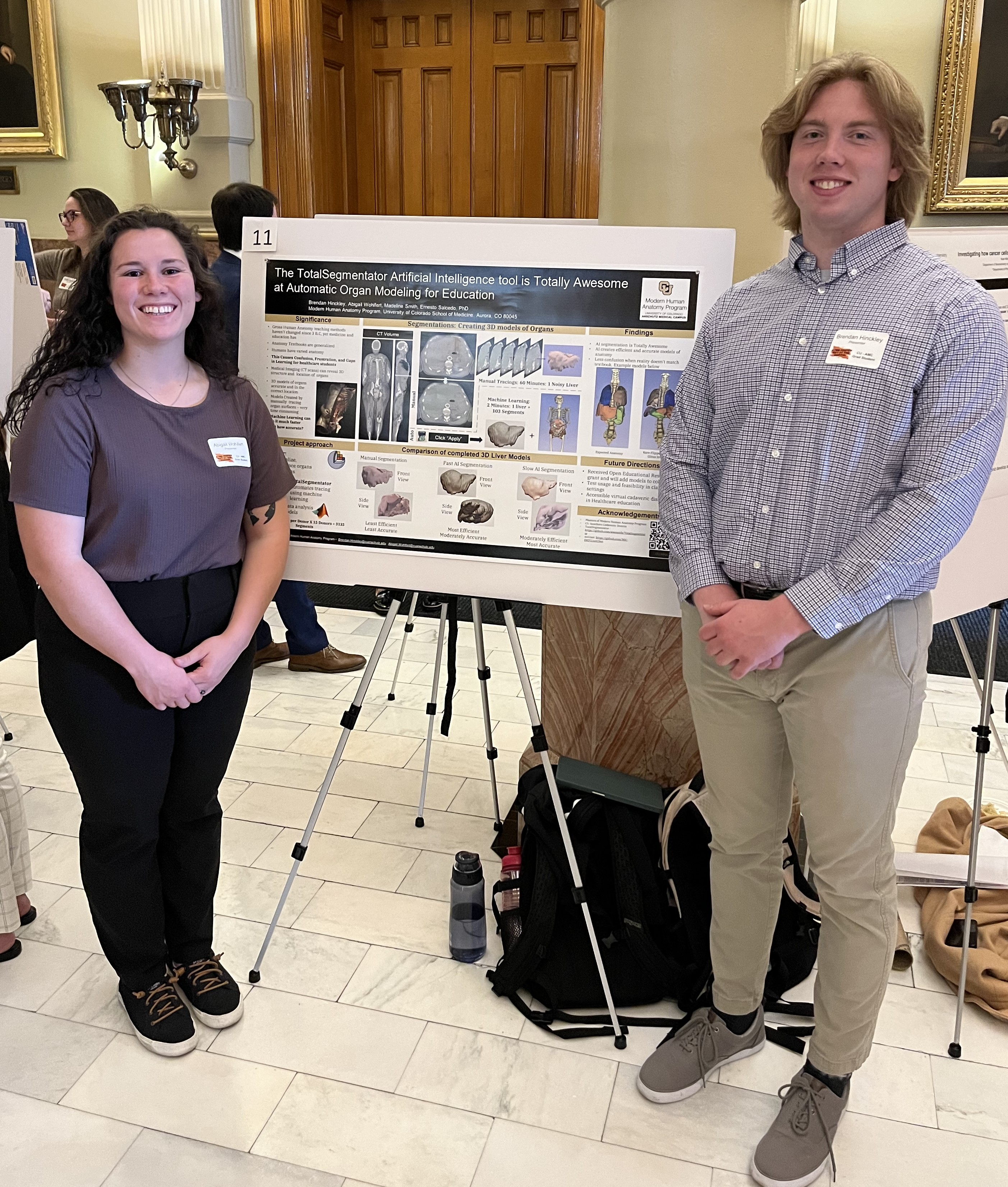 Abby Wohlfert and Brendan Hinckley at Poster