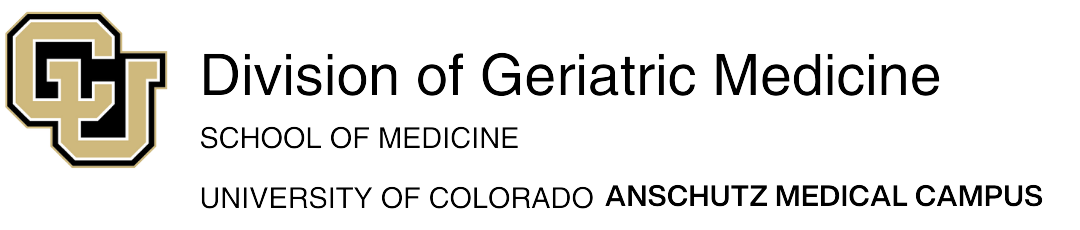 Division of Geriatrics logo.