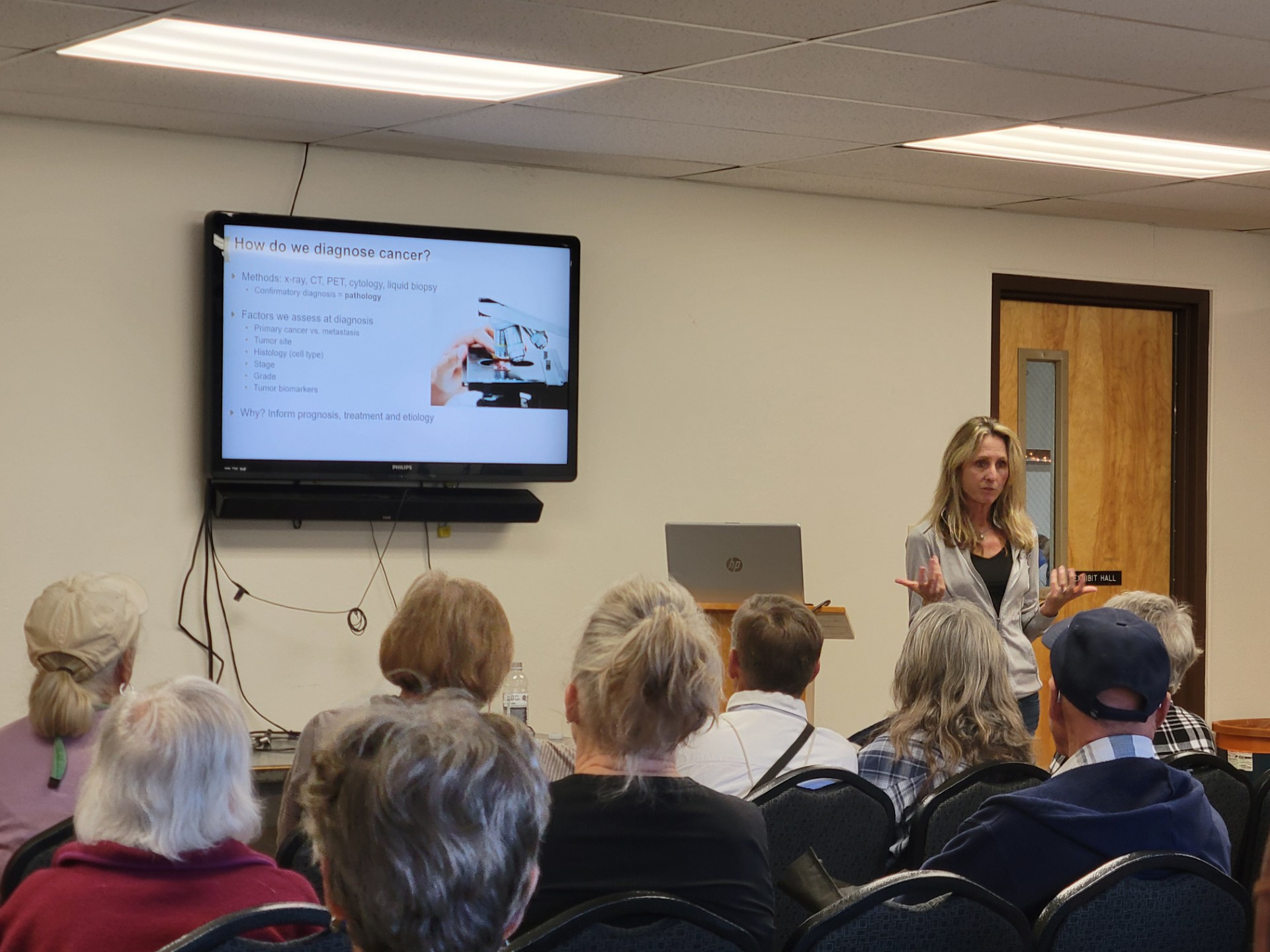 Dr. Jan Lowery presenting in Salida, Colorado.