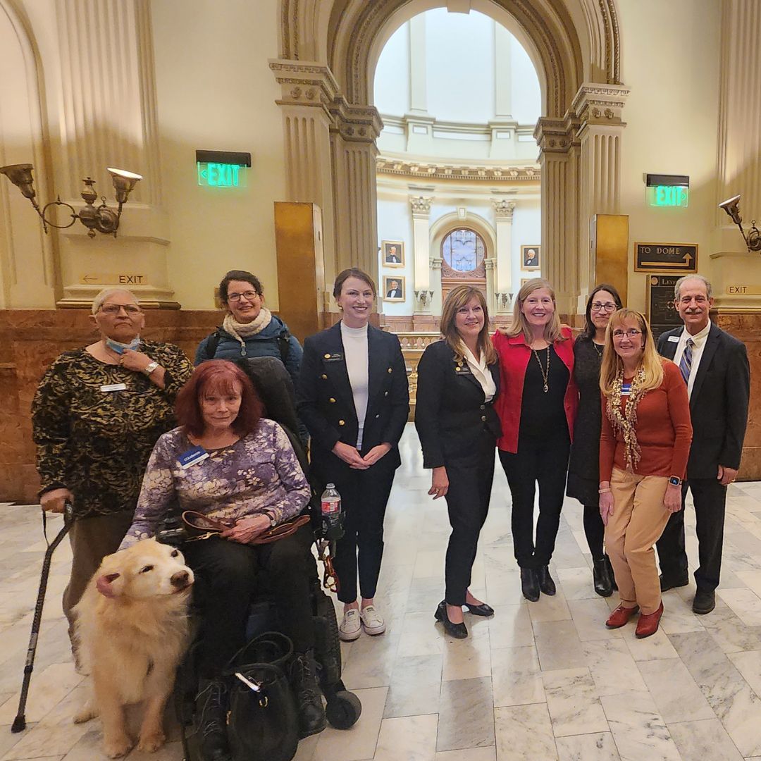 Members of the MCoA at the Colorado state capital.