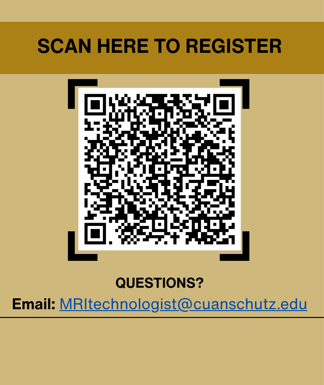 MRI Course Registration QR Code