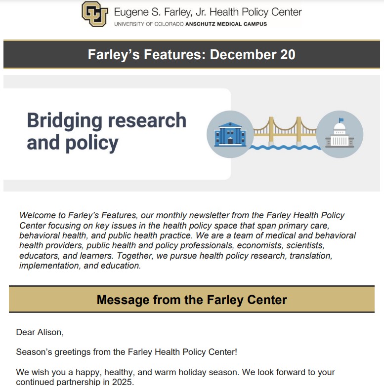 Farley's Features December 20, 2024