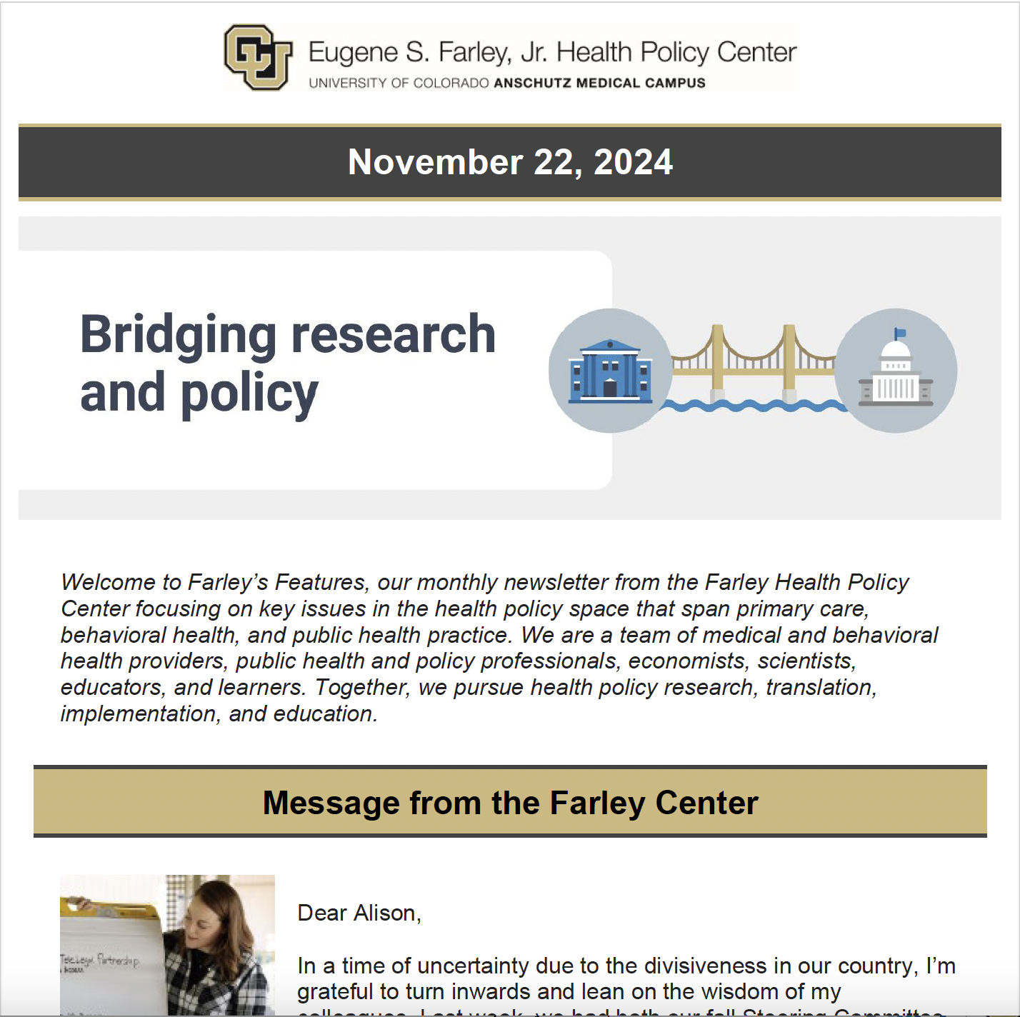 Farley's Features November 22, 2024