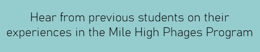 Hear from previous students on their experiences in the Mile High Phages Program