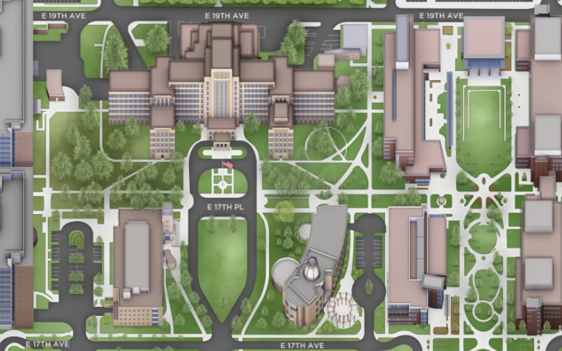 Interactive CU Anschutz Campus Map