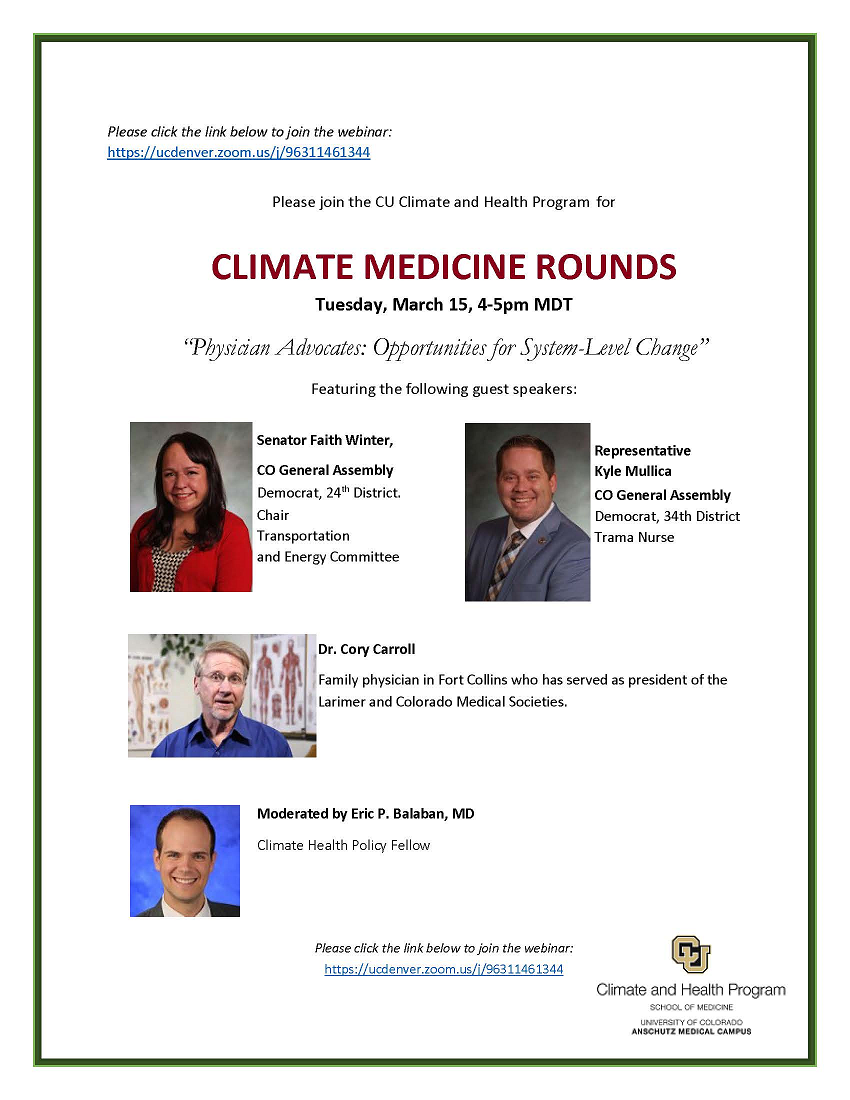 Climate Medicine Rounds