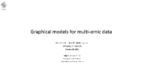 Graphical Models for Multi-Omic Data
