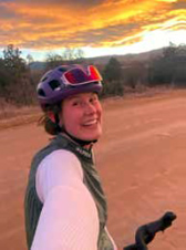 Annie Leithead cycling
