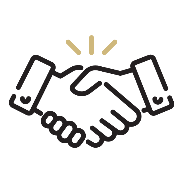 Enthusiastic Handshake Icon