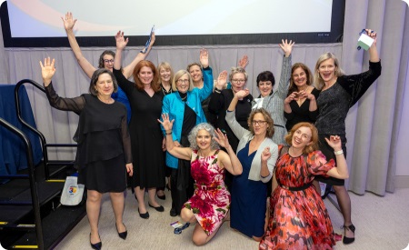 ELAMalumscelebratingtheCUSchoolofMedicinesInstitutionalAwardfortheAdvancementofWomeninMedicineinScience