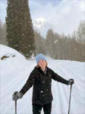 Lauren Gryboski on skis