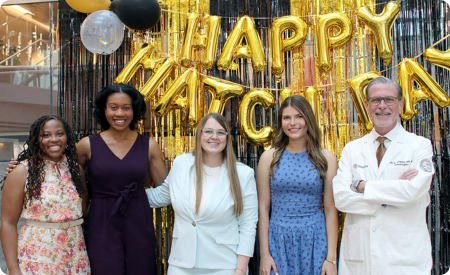 match day students and dean