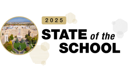 stateoftheschoollogopresentationwithsmallphotoofFitzsimmonsbuilding