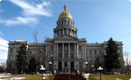 Coloradostatehouseinwinter