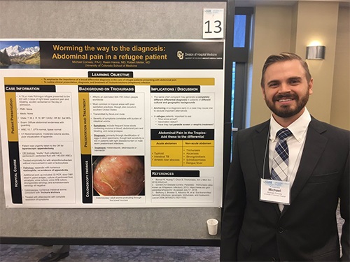 researcherwithposter