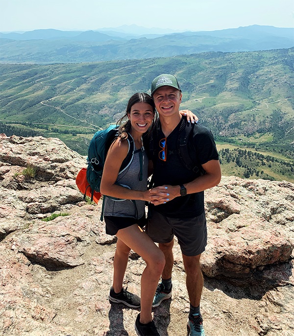 NickandLizzywithmountainvistainbackground