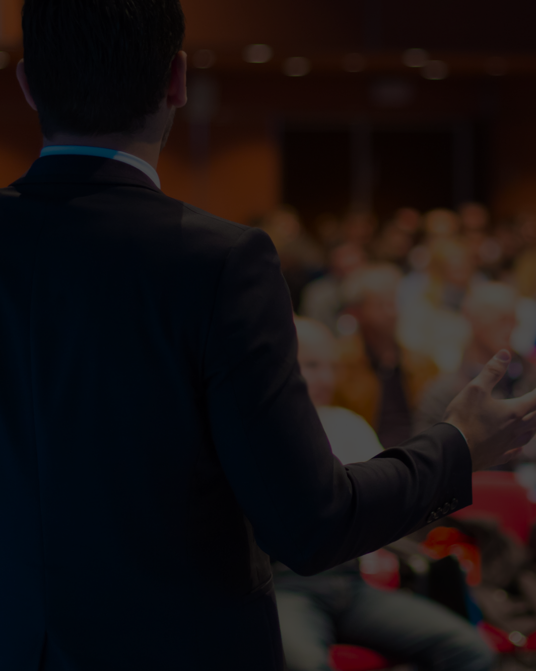 Man giving presentation
