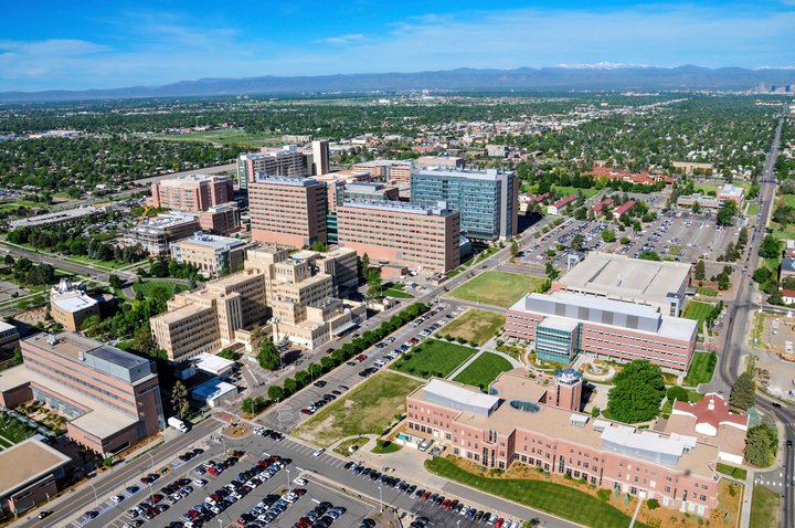 CU Anschutz Campus Aerial