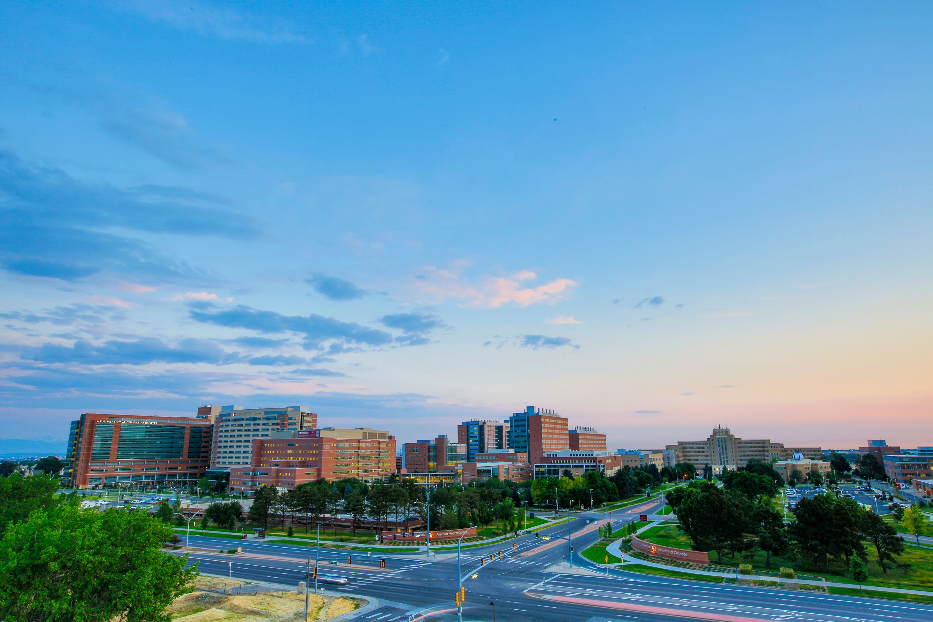 AerialimageoftheCUAnschutzcampus