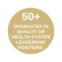 50GraduatesinQualityorHealthSystemLeadershipPositions