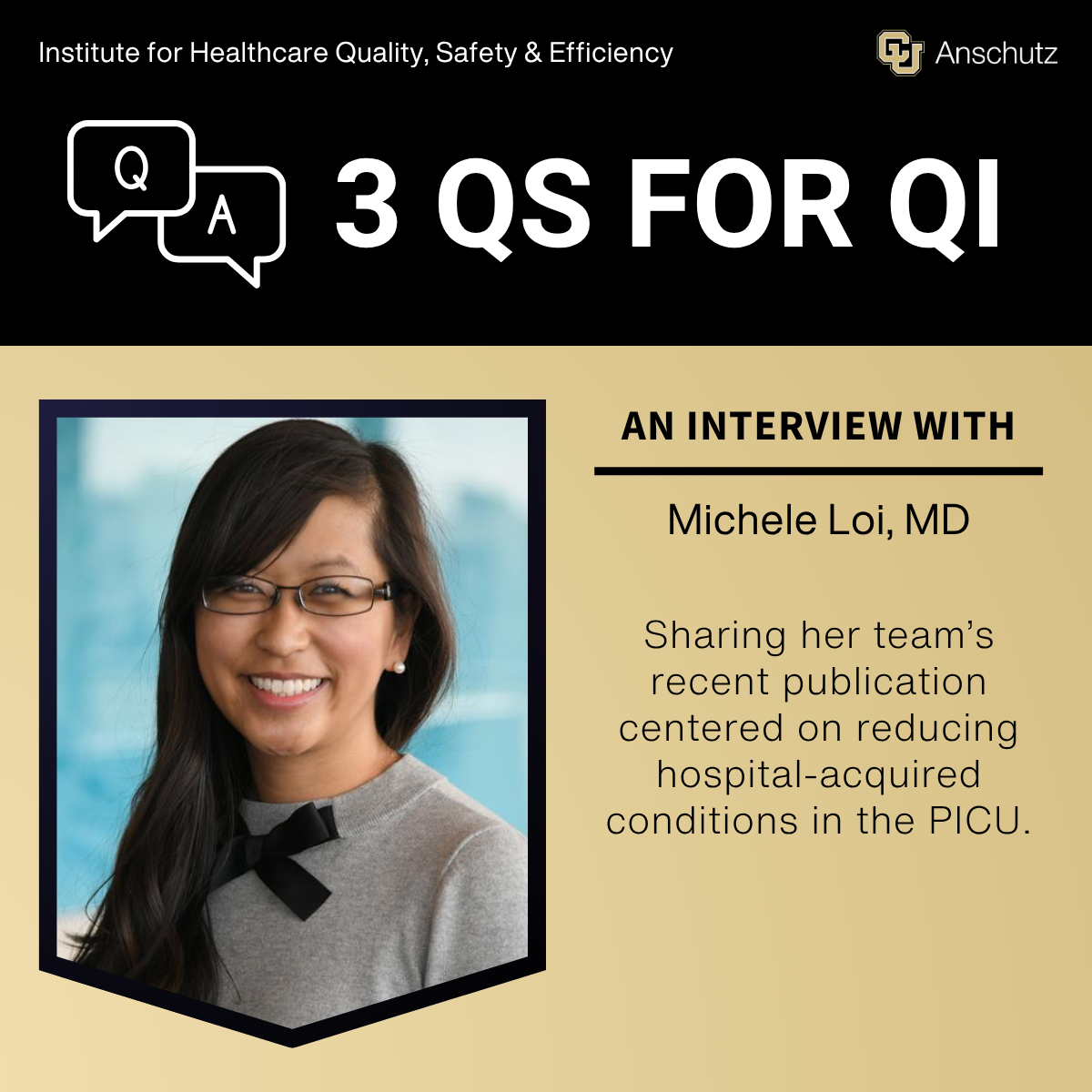 Michele Loi - 3Qs for QI Highlight