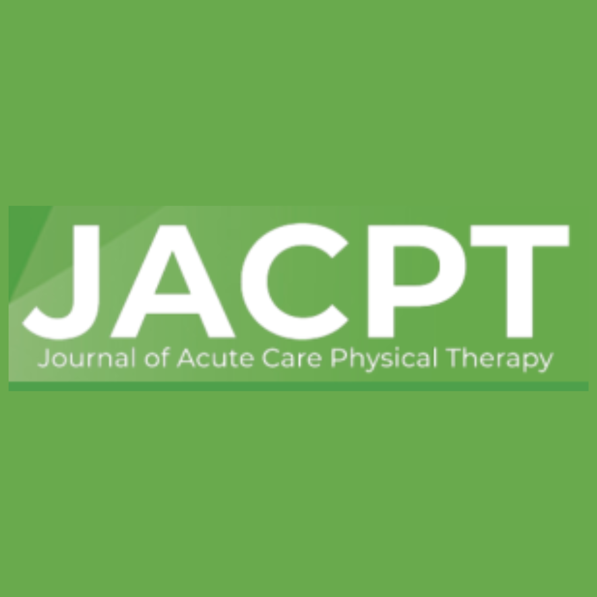 JACPTJournalofAcuteCarePhysicalTherapy
