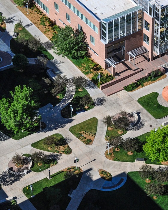 overheadviewofcampusgreenery
