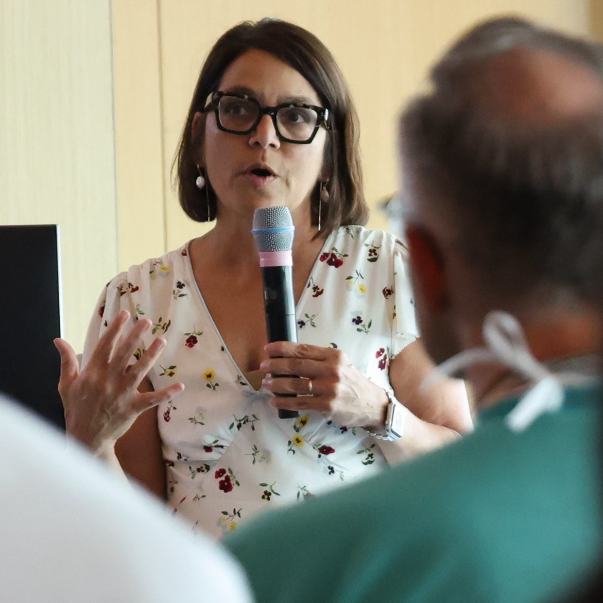 Speaker at the AME induction ceremony