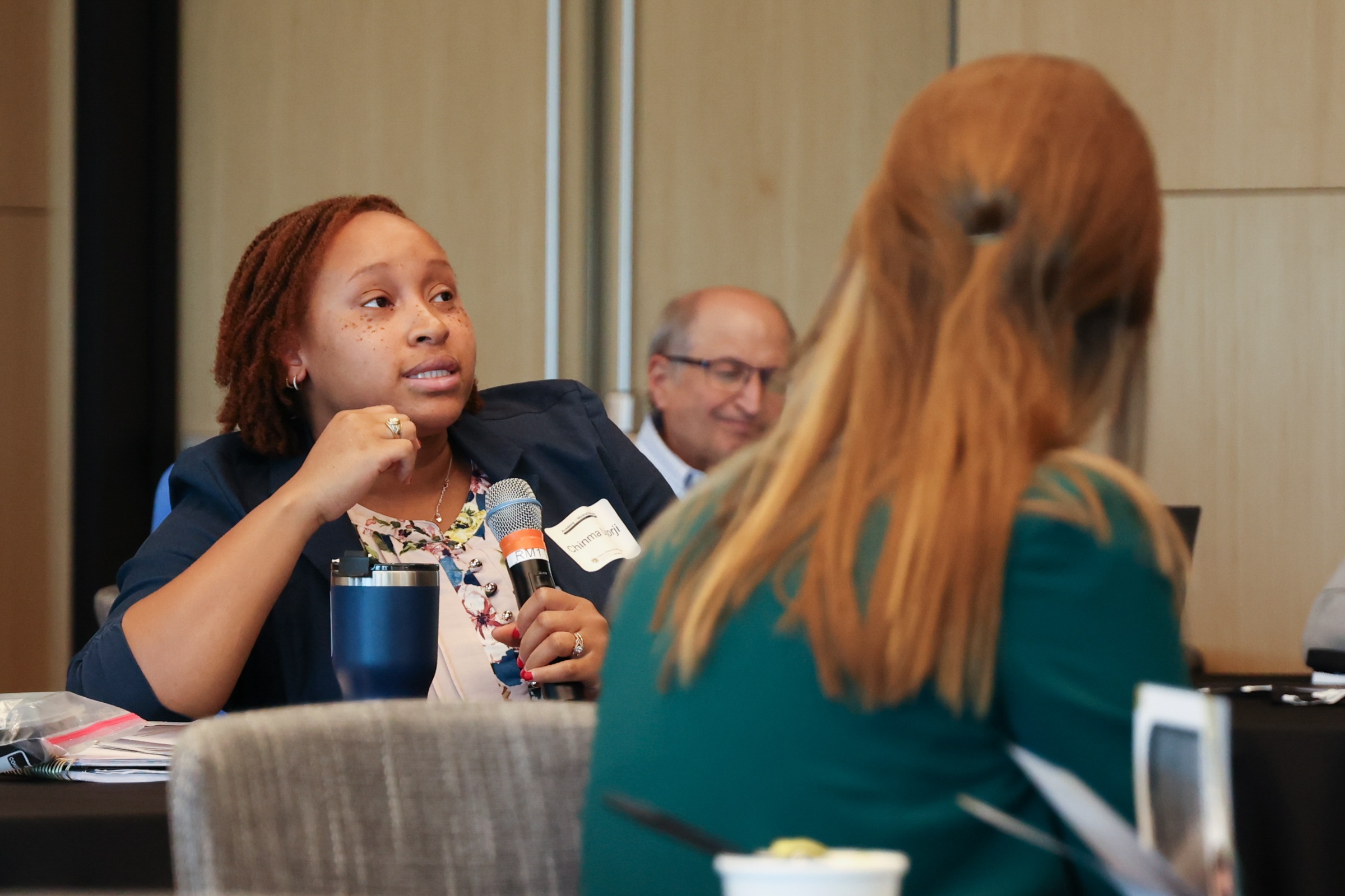 PersonspeakingduringAMEEducationandInnovationSymposium