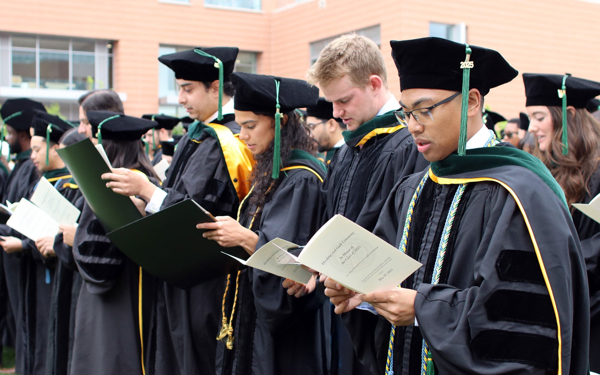 School of Medicine graduates at commencement
