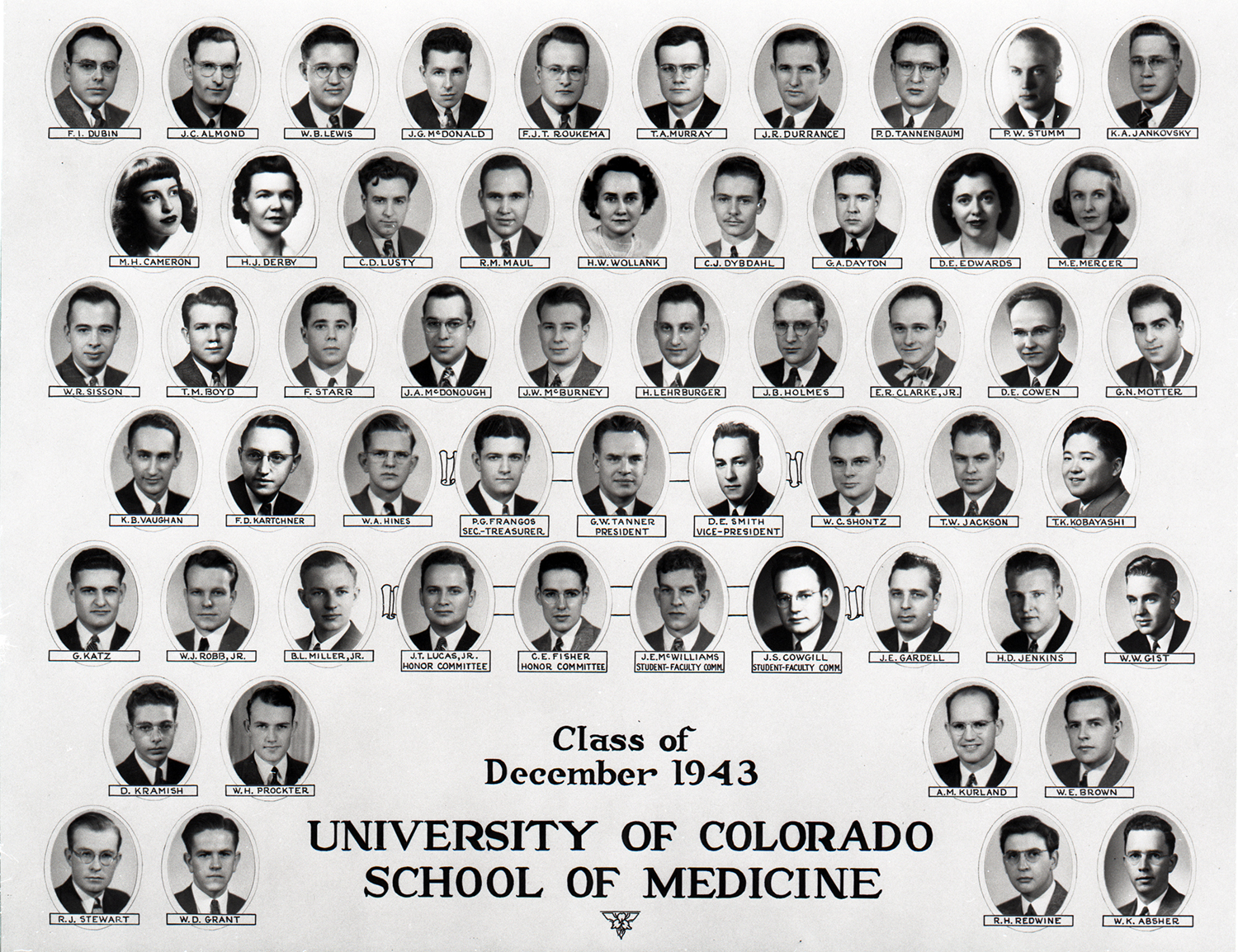 CU SOM Class of 1943