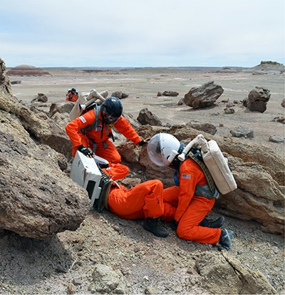 Doctorsinspacesuitsindesert