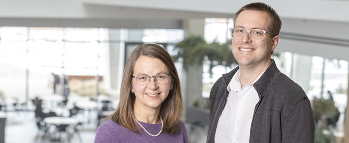 KristineErlandsonandJacobWalkerinatrium