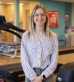 AubreyArmentoMDintheclinicalspaceusedbytheFemaleAthleteProgram