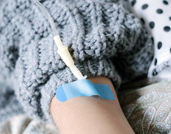 linegoingintoarmvein