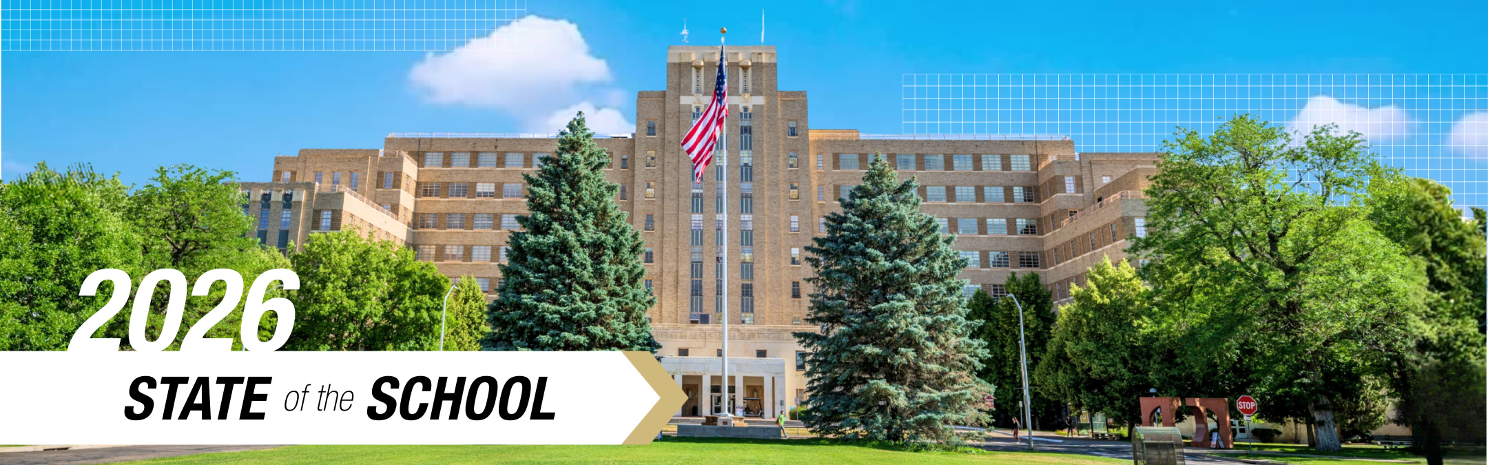 Fitzsimmons Building from south