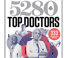 5280 Magazine cover. Top Docs 2019 edition.